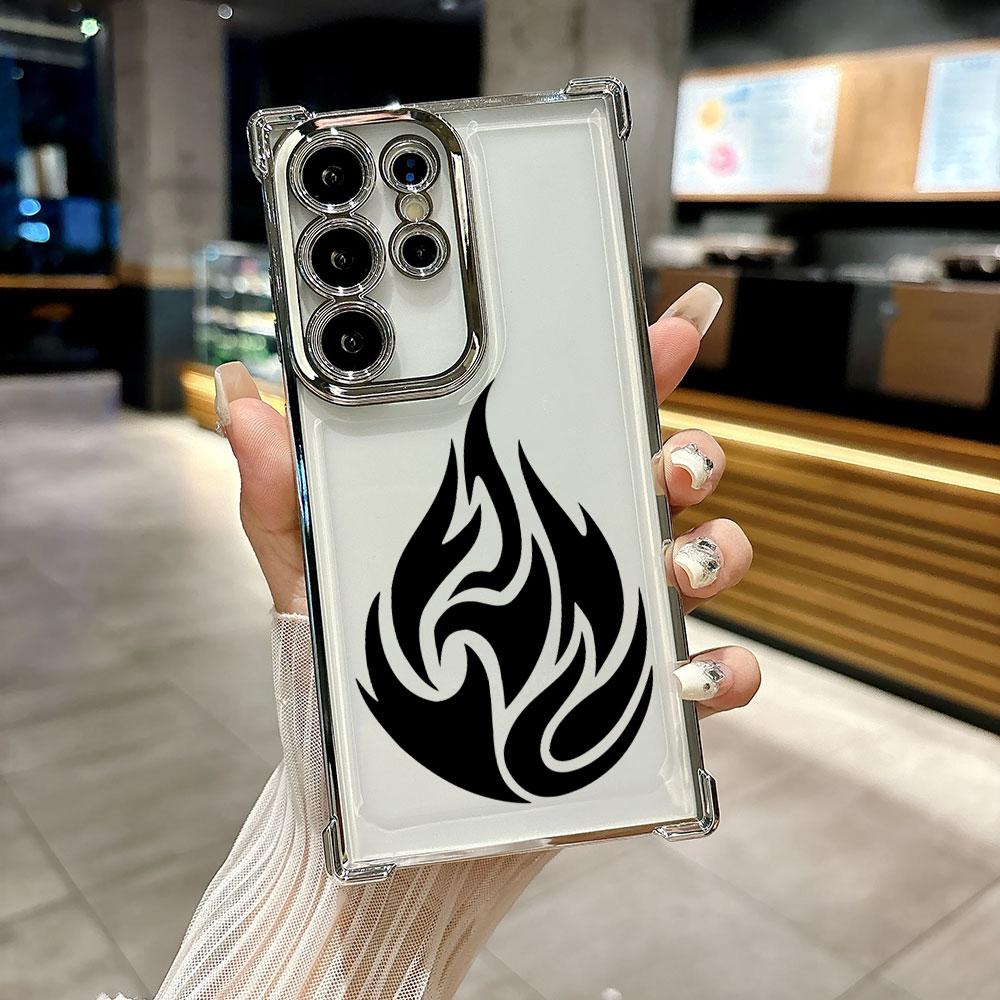 Fashion Black Flames Art Funda For Samsung S26 Ultra Phone Case For Galaxy S25 FE S26 S24 S23 S22 S21 Ultra S20 Plus Clear Cover Galaxy S20 FE
Fashion Black Flames Art Funda For Samsung S26 Ultra Phone Case For Galaxy S25 FE S26 S24 S23 S22 S21 Ultra S20 Plus Clear Cover Galaxy S20 FE