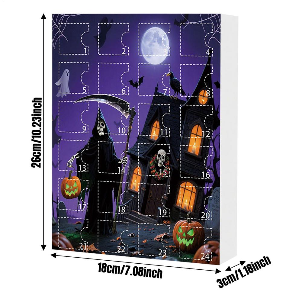 Ghost Toys Countdown Calendar Horror 24 Pieces Halloween Countdown Calendar 2026 Seasonal Decor For Dormitory Nursery School (Blue,L) синій
Ghost Toys Countdown Calendar Horror 24 Pieces Halloween Countdown Calendar 2026 Seasonal Decor For Dormitory Nursery School (Blue,L) синій