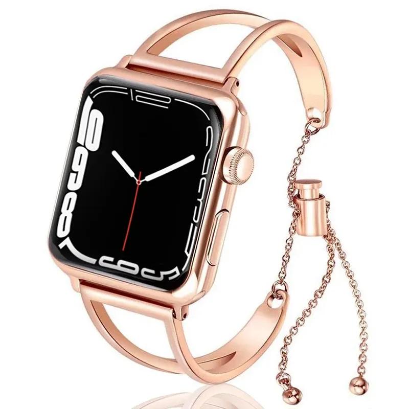 Металевий ремінець для Apple Watch Series 7 6 SE 5 4 3 2 band 42mm 45mm 44mm Stainless Steel Bracelet correa for iWatch 40mm 41mm 40mm 38mm-40mm-41mm чорний
Металевий ремінець для Apple Watch Series 7 6 SE 5 4 3 2 band 42mm 45mm 44mm Stainless Steel Bracelet correa for iWatch 40mm 41mm 40mm 38mm-40mm-41mm чорний