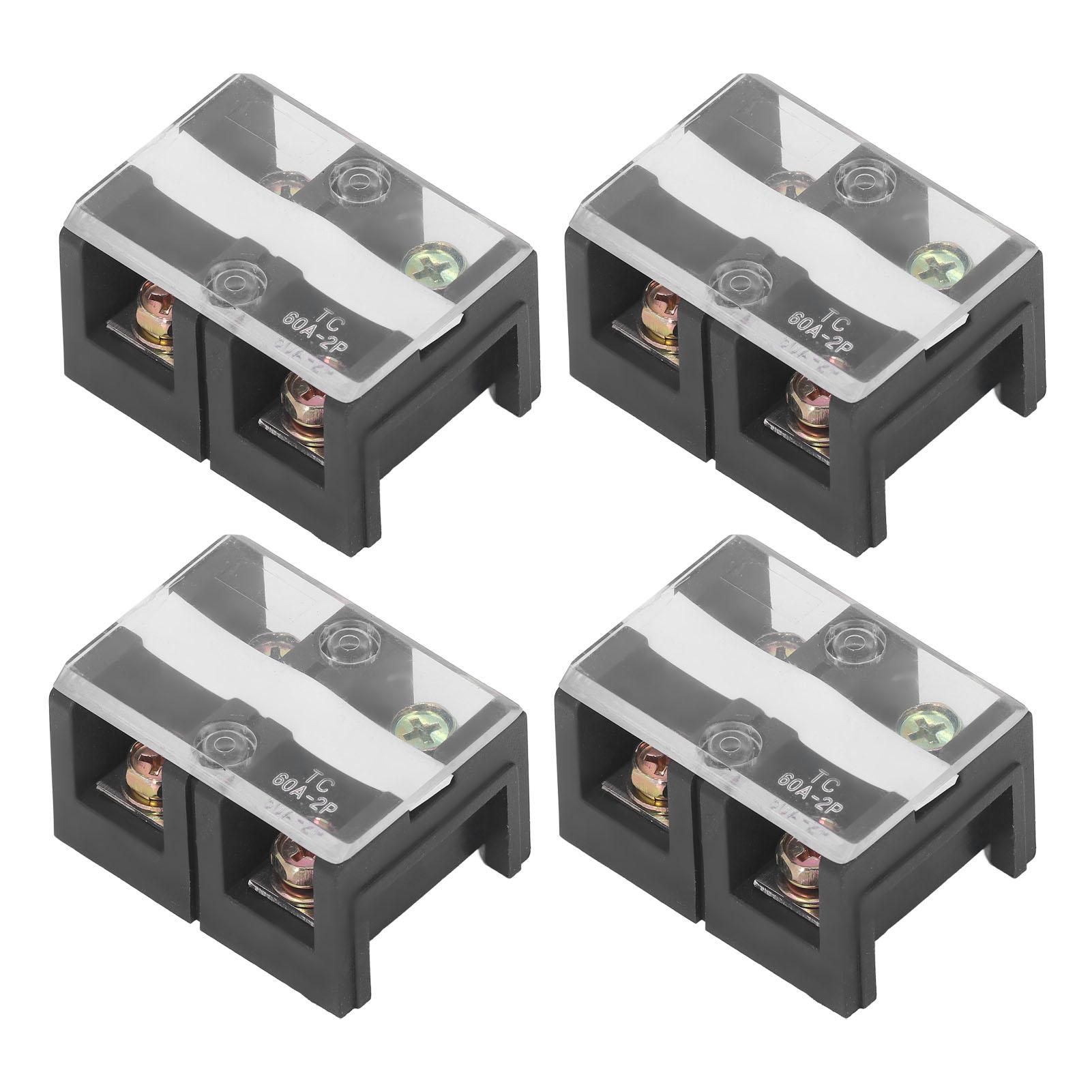 4pcs Wire Barrier Block Terminal Strip Professional TC Fixed Dual Row Covered Terminal Strip 600V
4pcs Wire Barrier Block Terminal Strip Professional TC Fixed Dual Row Covered Terminal Strip 600V