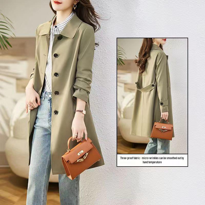 Women s Mid-Length Double-Layer Trench Coat - Spring & Autumn 2024 Collection: Slim-Fit Petite Fashion, Age-Reducing Casual Workwear. 3XL (137-147 lbs)
Women s Mid-Length Double-Layer Trench Coat - Spring & Autumn 2024 Collection: Slim-Fit Petite Fashion, Age-Reducing Casual Workwear. 3XL (137-147 lbs)