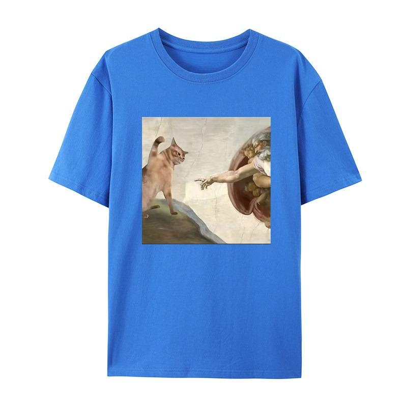 Mythical Oil Painting Cat Funny Fun Casual Tshirt Mens and Womens Luxury Brand Top 4XL
Mythical Oil Painting Cat Funny Fun Casual Tshirt Mens and Womens Luxury Brand Top 4XL