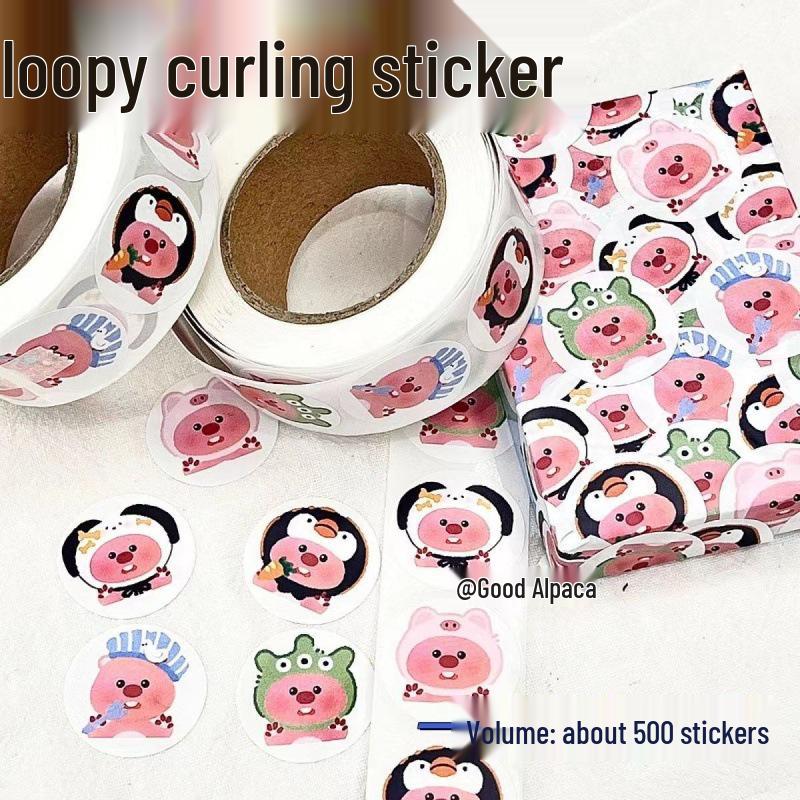 Ruby Lopy Roll Little Beaver Adhesive Stickers – High-Value DIY Journal Decoration 2.0 cm - Approx. 500 Stickers
Ruby Lopy Roll Little Beaver Adhesive Stickers – High-Value DIY Journal Decoration 2.0 cm - Approx. 500 Stickers