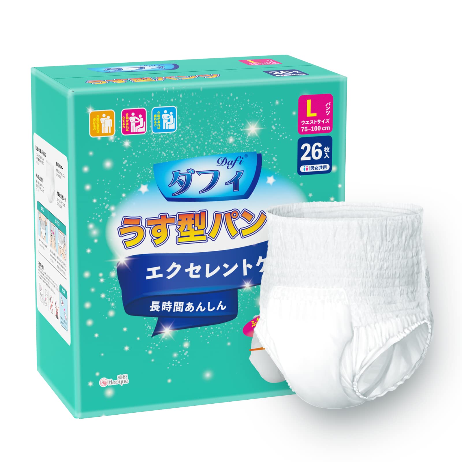 Duffy Adult Paper Pants High Waist Easy to Put On and Take Prevents Suitable for Urinary ADL Suitable for People Who Can Stand or Sit Diapers, білий
Duffy Adult Paper Pants High Waist Easy to Put On and Take Prevents Suitable for Urinary ADL Suitable for People Who Can Stand or Sit Diapers, білий