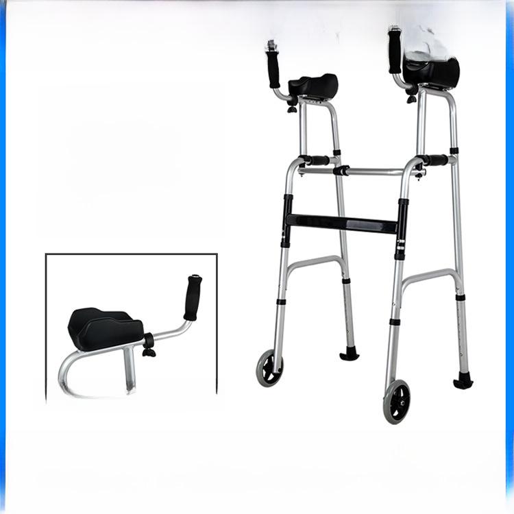 Aluminum Rollator Walker with Wheels, Seat, and Arm Support for Rehabilitation Assistance
Aluminum Rollator Walker with Wheels, Seat, and Arm Support for Rehabilitation Assistance