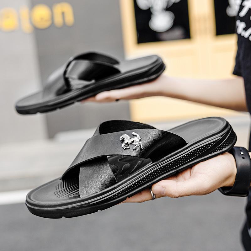 Sandals Men s summer business work sandals Dual-purpose cool slippers for driving Men s sandals Summer outdoor beach shoes 39
Sandals Men s summer business work sandals Dual-purpose cool slippers for driving Men s sandals Summer outdoor beach shoes 39