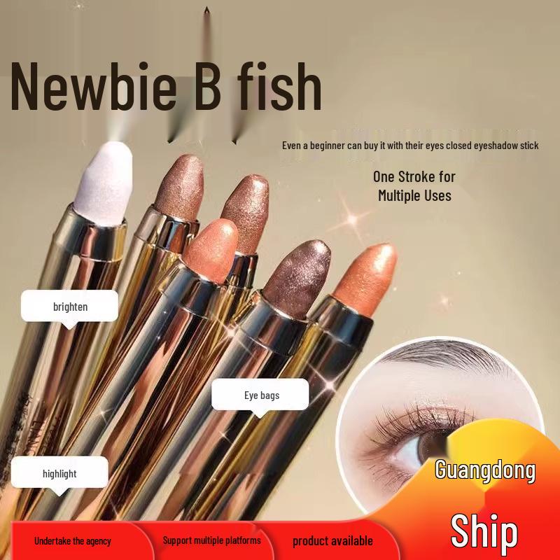 MYHO Silky Highlighter & Eyeshadow Stick: Smudge-Proof, Double-Headed for Contouring & Under-Eye Brightening 1.8g
MYHO Silky Highlighter & Eyeshadow Stick: Smudge-Proof, Double-Headed for Contouring & Under-Eye Brightening 1.8g