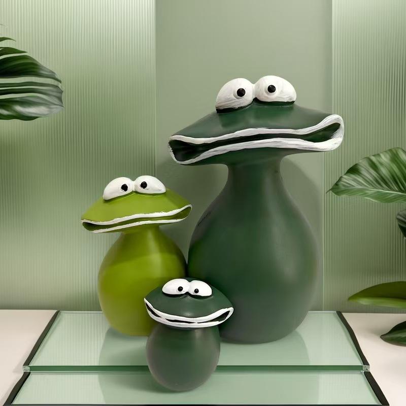 3pcs Creative Big-mouthed Frog Prank Ornaments, Cute Decorative Designs, Home Courtyard Resin Handicrafts, Cute Frogs Decor
3pcs Creative Big-mouthed Frog Prank Ornaments, Cute Decorative Designs, Home Courtyard Resin Handicrafts, Cute Frogs Decor