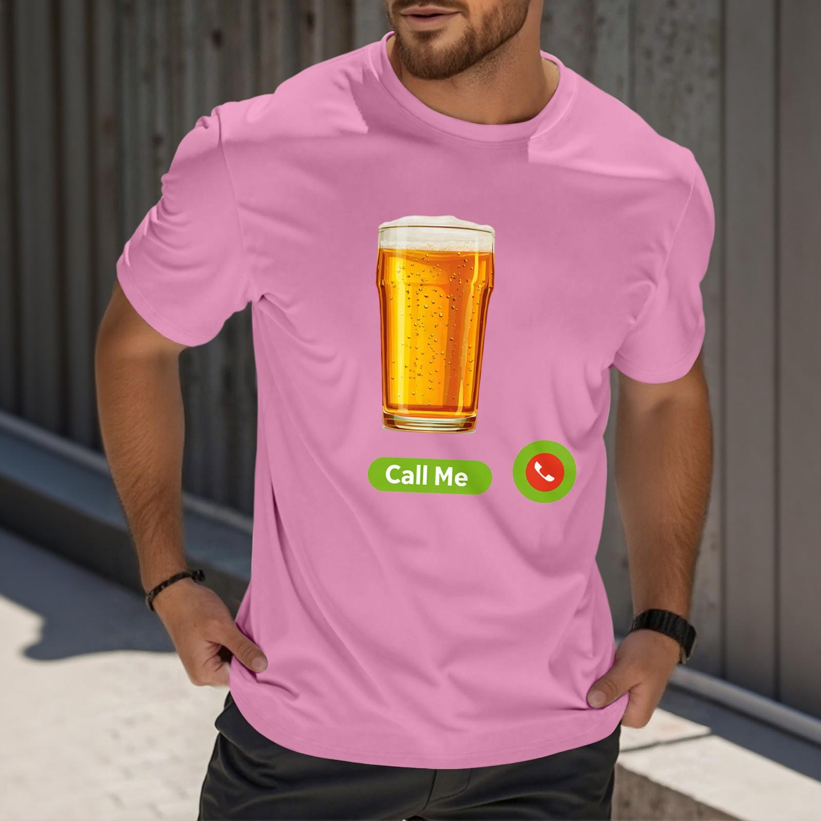 Men s -neck Casual Printed Short-sleeved T-shirt Top L рожевий
Men s -neck Casual Printed Short-sleeved T-shirt Top L рожевий