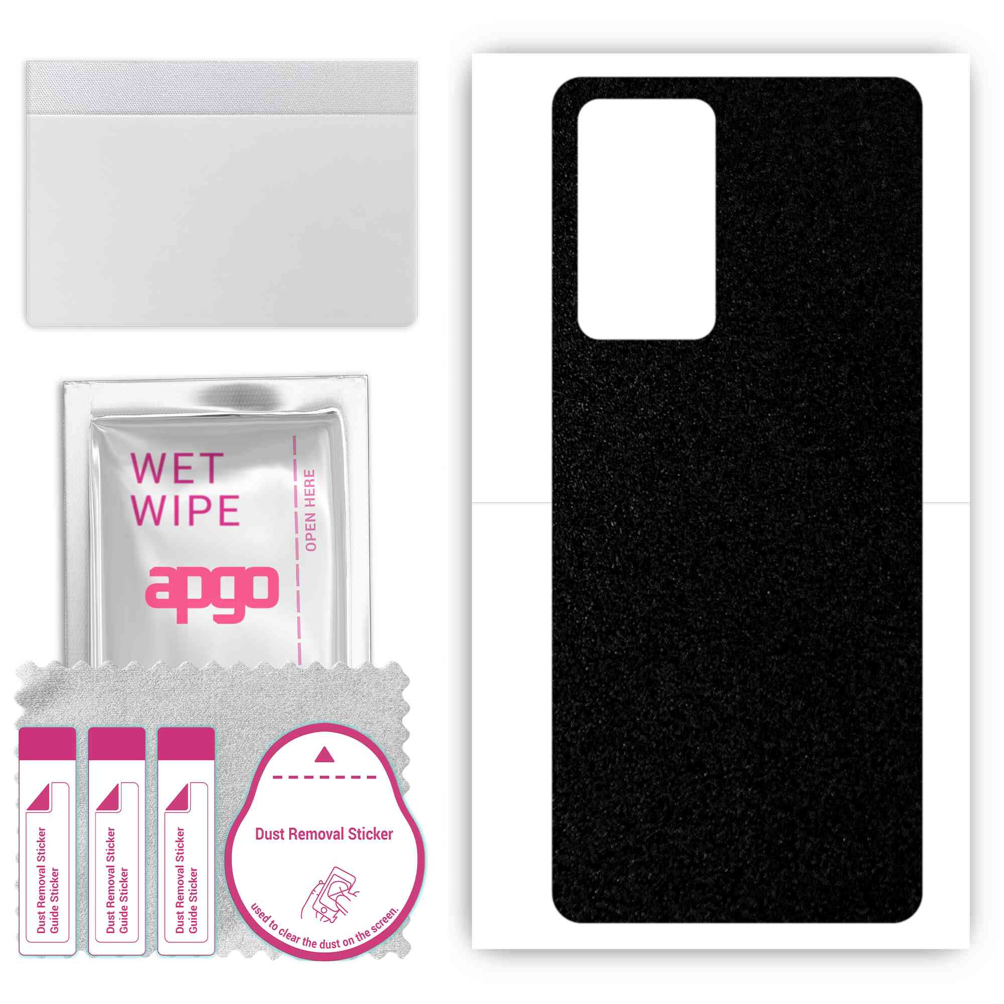 apgo Protective Skin Sticker for the back compatible with Infinix Note 11, Wrap Film, Foil, Vinyl - Pattern Matte Black
apgo Protective Skin Sticker for the back compatible with Infinix Note 11, Wrap Film, Foil, Vinyl - Pattern Matte Black