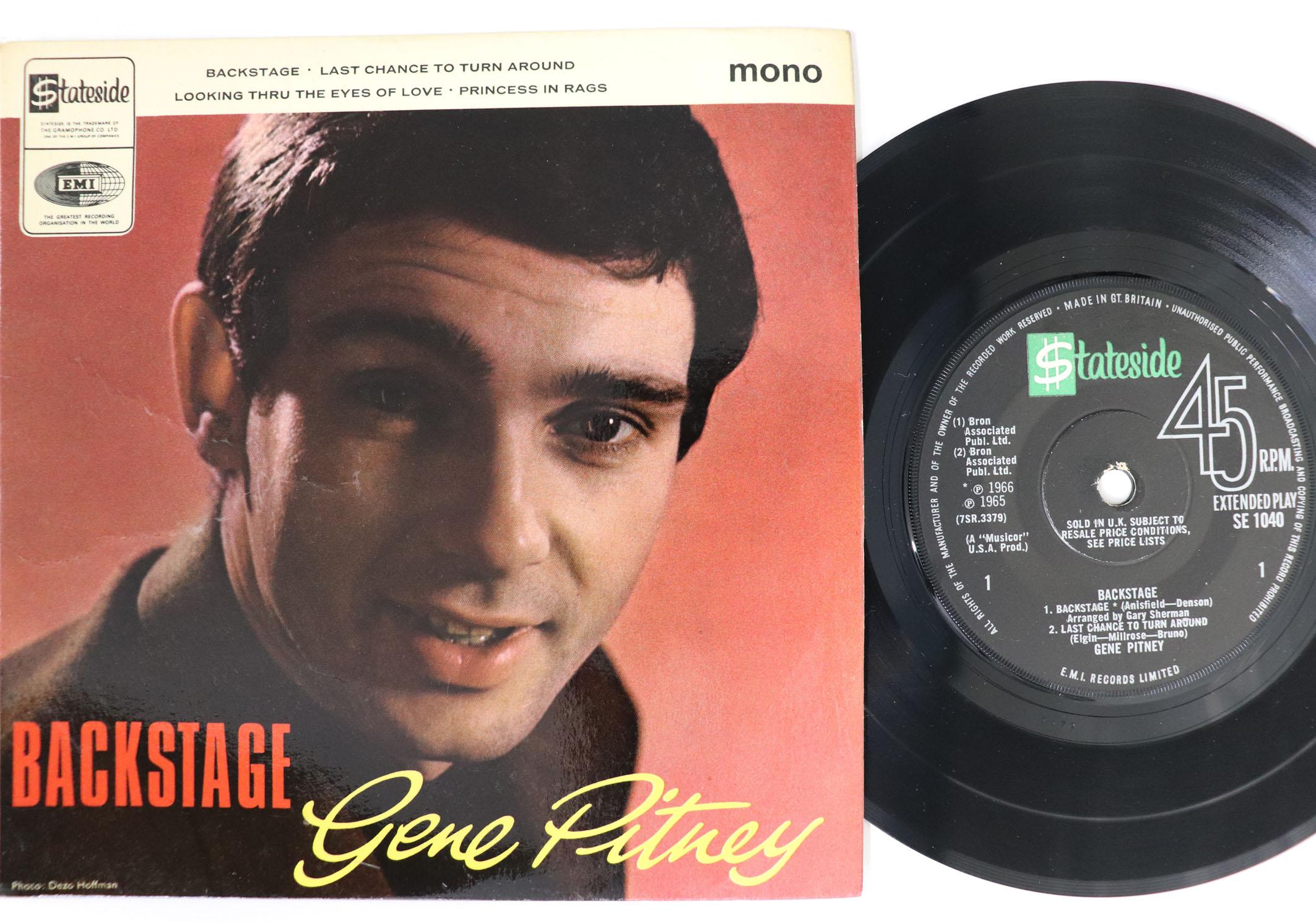 7inch Record GENE PITNEY - Backstage / Last Chance To Turn Aro SE1040 STATESIDE 1966 UK Rock Used
7inch Record GENE PITNEY - Backstage / Last Chance To Turn Aro SE1040 STATESIDE 1966 UK Rock Used