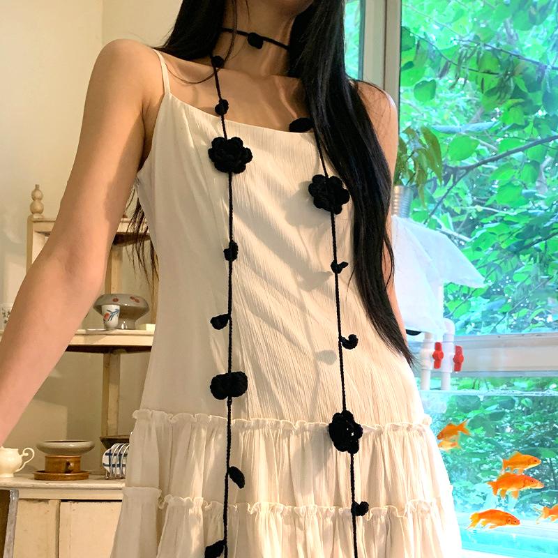 1Pc Necklace Versatile Long Strip Forest System Scarf Fashion Rose Handmade Knitting Ribbon вино красного
1Pc Necklace Versatile Long Strip Forest System Scarf Fashion Rose Handmade Knitting Ribbon вино красного