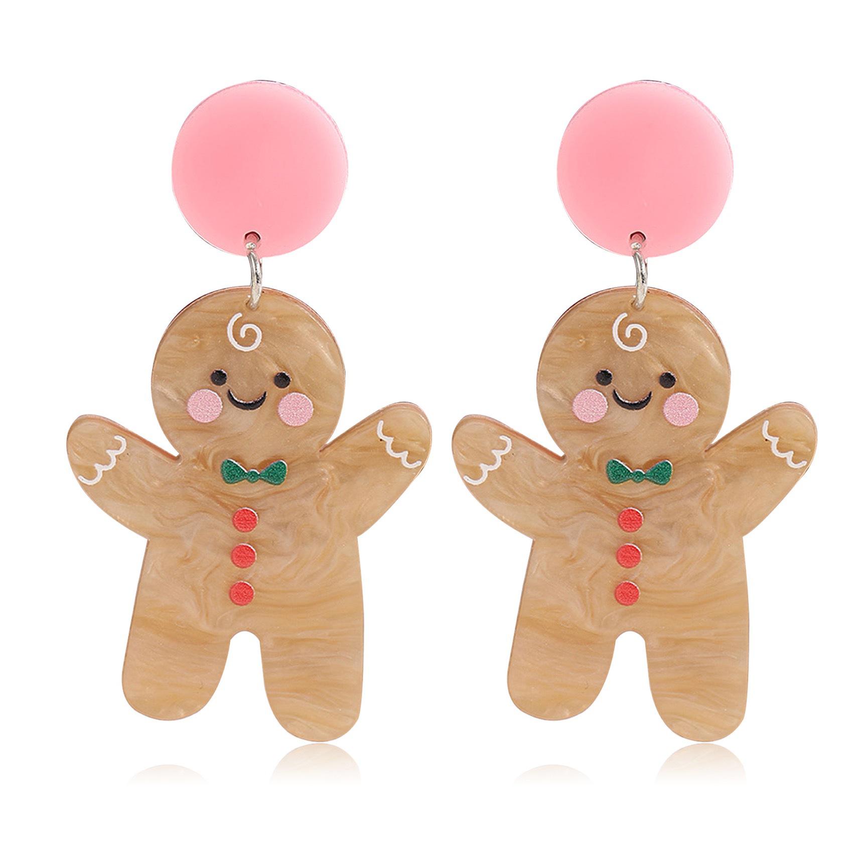 Charming Christmas Gingerbread Man Earrings: Vintage-Style High-End Cartoon Pendant Accessories
Charming Christmas Gingerbread Man Earrings: Vintage-Style High-End Cartoon Pendant Accessories