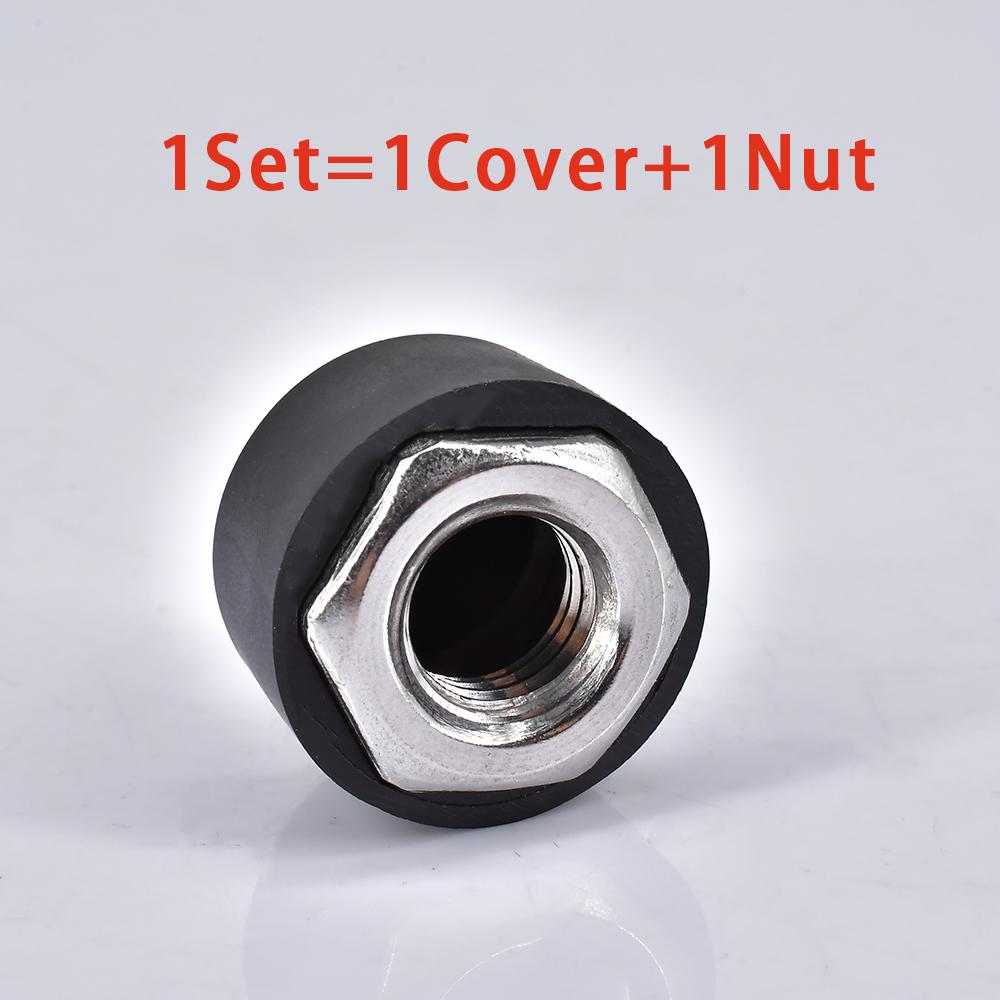3-50pcs Dome Protection Caps Covers Nut Set M3 M4 M5 M6 M8 M10 M12 M16 Plastic PE Hexagon Cap Cover 304 Steel Hexagon Nuts Set M3 (50set) чорний
3-50pcs Dome Protection Caps Covers Nut Set M3 M4 M5 M6 M8 M10 M12 M16 Plastic PE Hexagon Cap Cover 304 Steel Hexagon Nuts Set M3 (50set) чорний