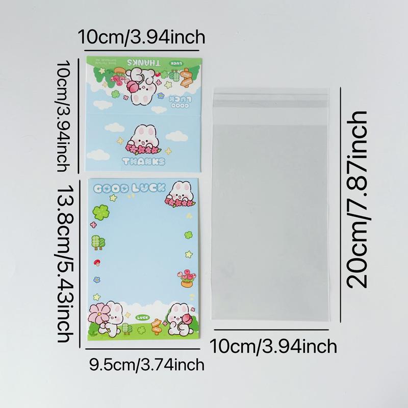 Cartoon Capybara Greeting Card Set: Cute Puppy Header & Gift Wrap 50 pcs 10# Staples
Cartoon Capybara Greeting Card Set: Cute Puppy Header & Gift Wrap 50 pcs 10# Staples