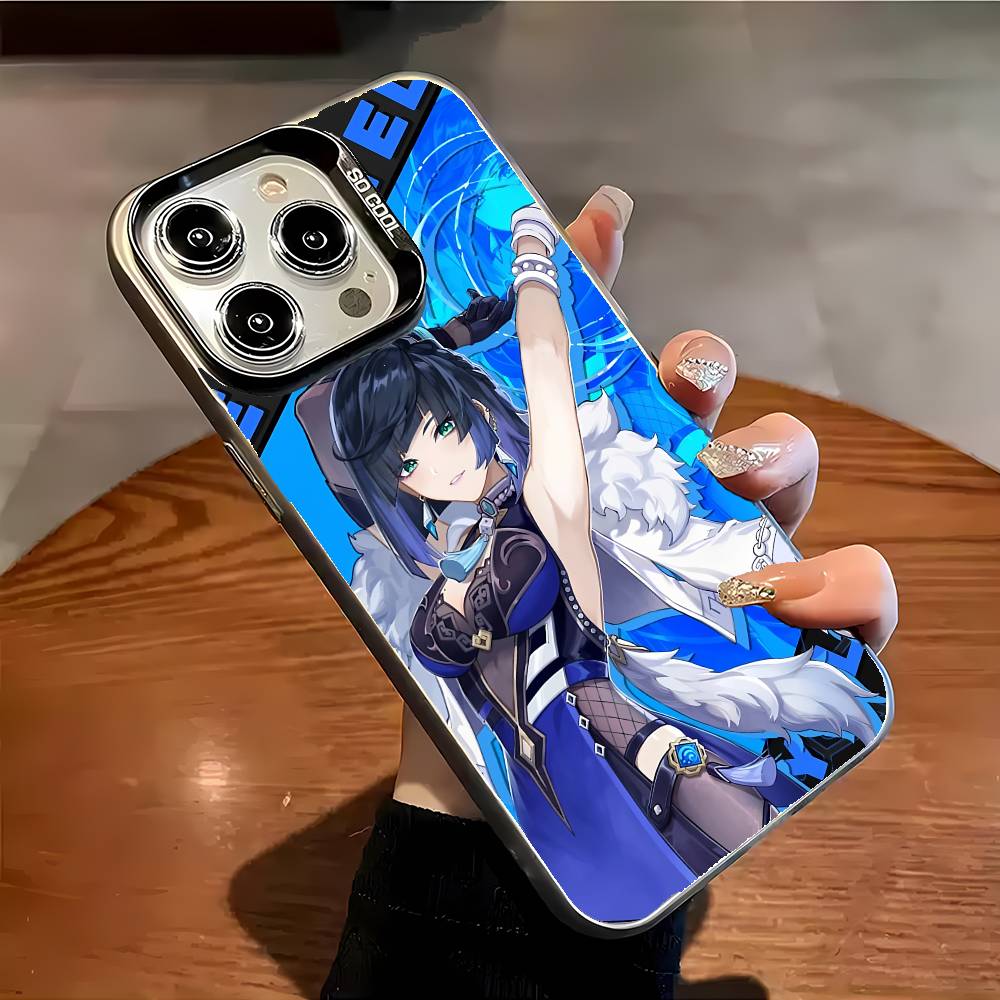 Yelan Genshin Impact Phone Case For IPhone 17 16 15 14 13 12 11 Plus Pro Max Multicolor Aurora Laser Shockproof Funda Cover iphone12
Yelan Genshin Impact Phone Case For IPhone 17 16 15 14 13 12 11 Plus Pro Max Multicolor Aurora Laser Shockproof Funda Cover iphone12