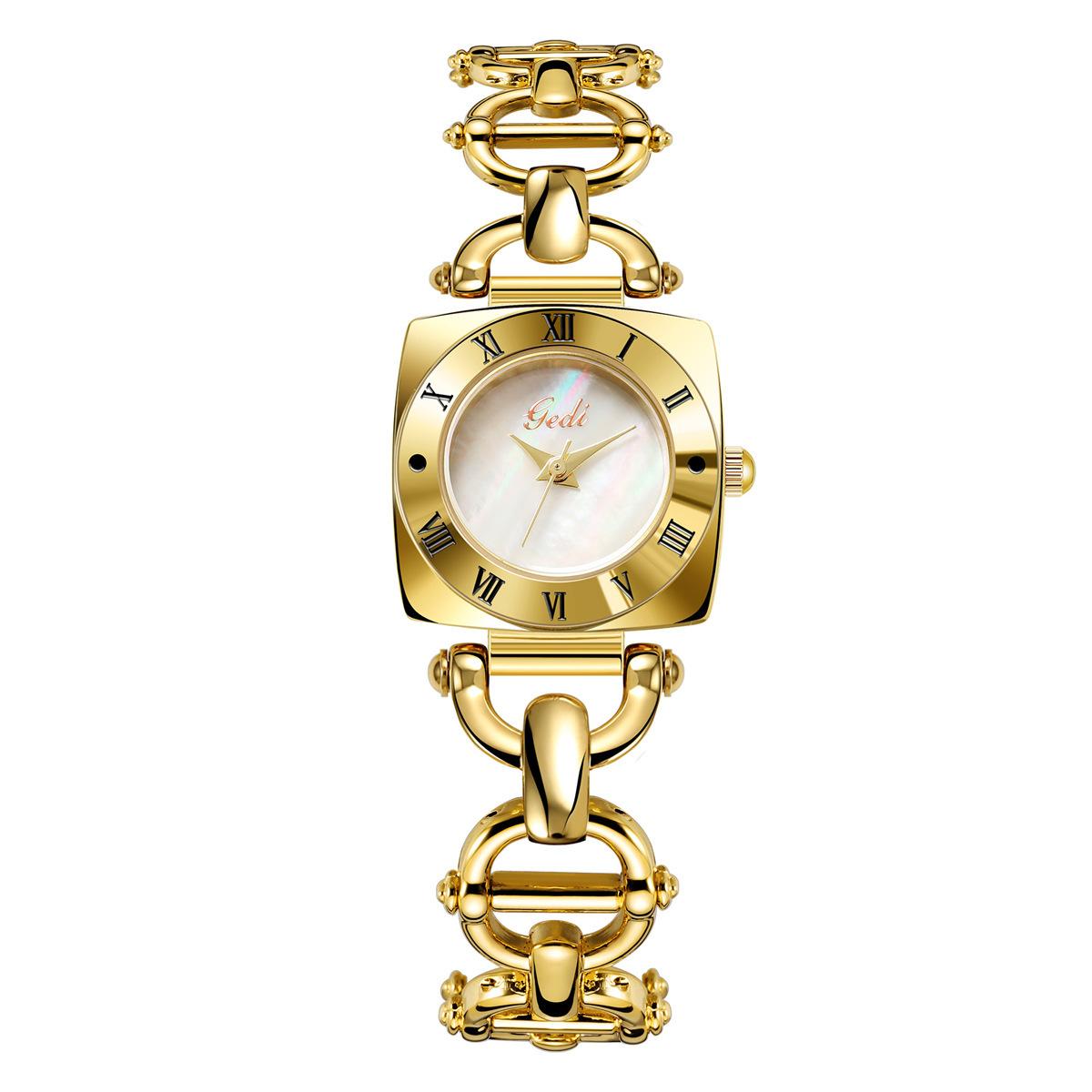 Niche Alloy Medieval Watch Light Luxury All-Copper Bracelet Watch Retro Exquisite Women S Quartz Watch
Niche Alloy Medieval Watch Light Luxury All-Copper Bracelet Watch Retro Exquisite Women S Quartz Watch