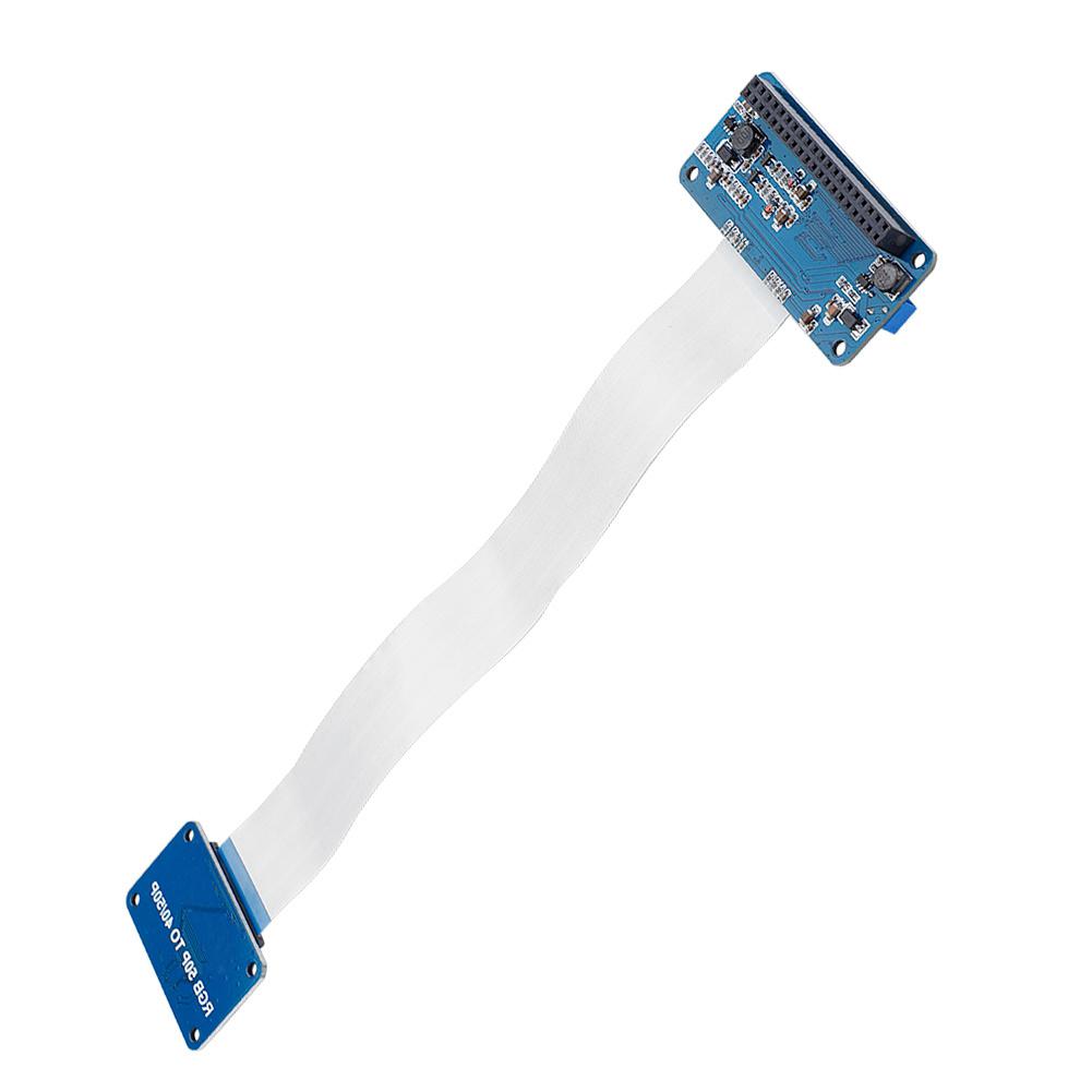 Плата драйверів RGB LCD Драйвер DPI Драйвер 50Pin до 40Pin Плата адаптера для Raspberry Pi
Плата драйверів RGB LCD Драйвер DPI Драйвер 50Pin до 40Pin Плата адаптера для Raspberry Pi