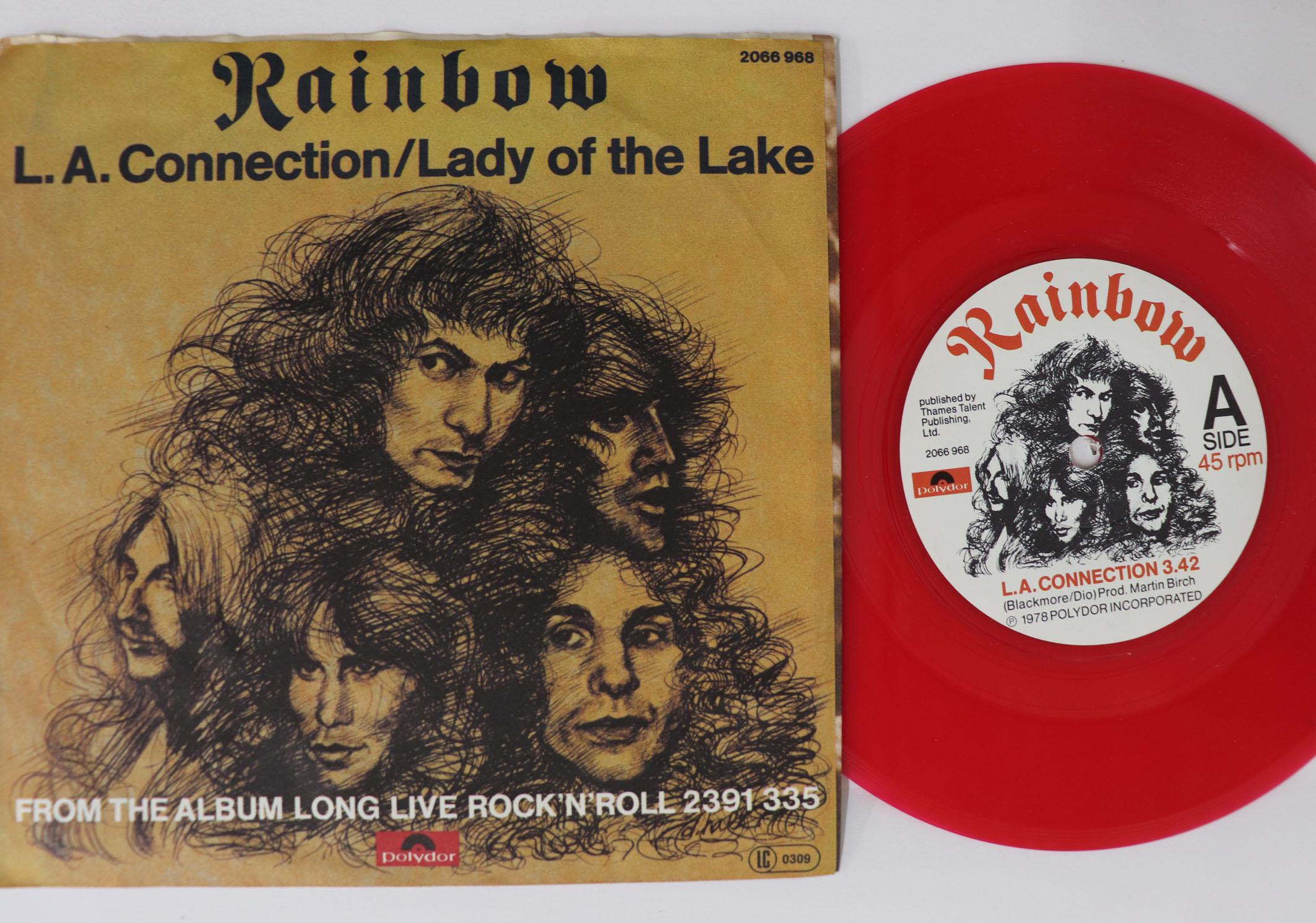 7inch Record RAINBOW - L.a. Connection / Lady Of The Lake 2066968 POLYDOR 1978 Europe Metal Used
7inch Record RAINBOW - L.a. Connection / Lady Of The Lake 2066968 POLYDOR 1978 Europe Metal Used