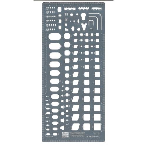 Hasegawa Tri-Tool Cutting Template D Square Ruler for Plastic Models TP8
Hasegawa Tri-Tool Cutting Template D Square Ruler for Plastic Models TP8