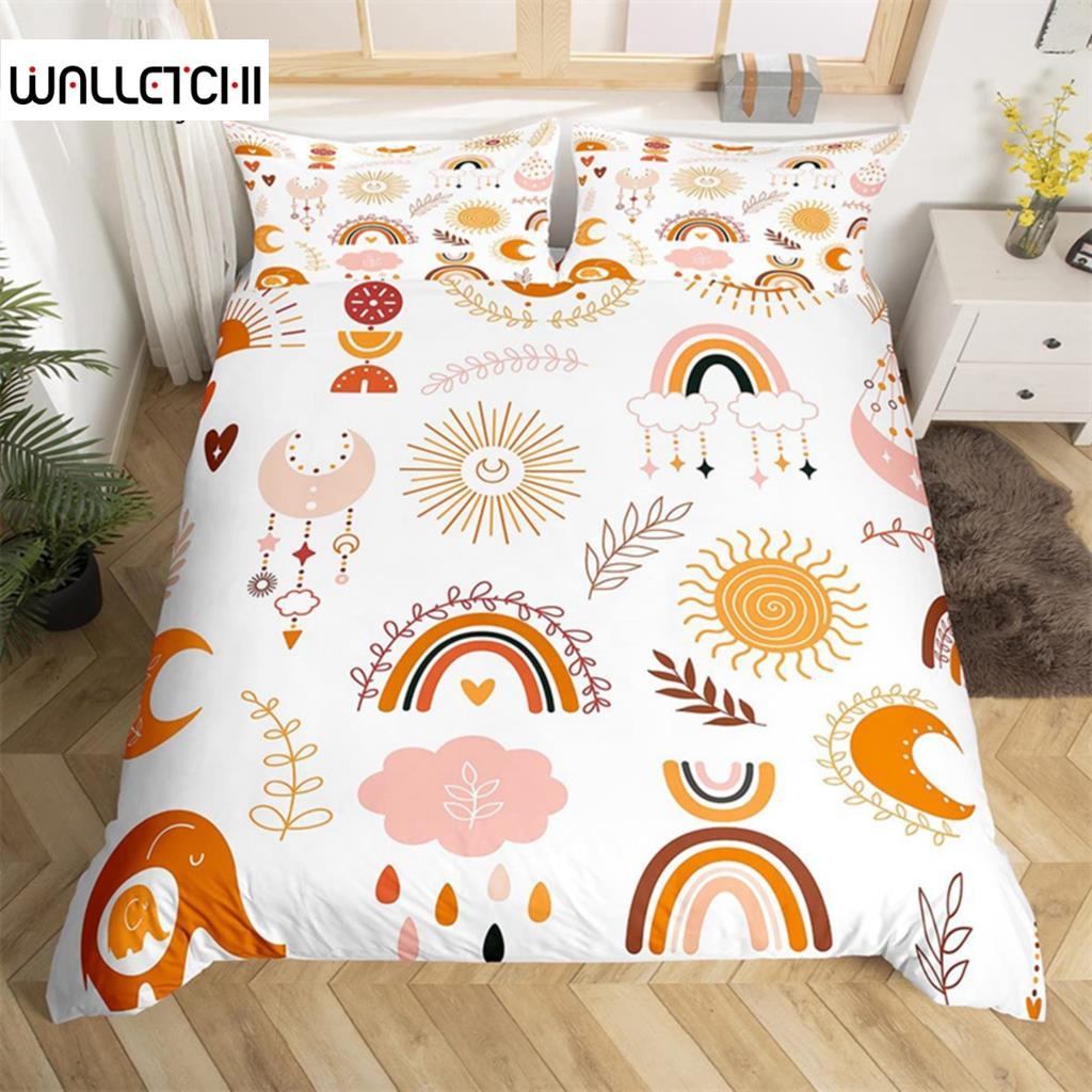 Cartoon Rainbow Duvet Cover King Queen Bohemian Eyes Moon Sun Bedding Set Microfiber Kawaii Cloud Dream Catcher Comforter Cover EU single(135x200cm)
Cartoon Rainbow Duvet Cover King Queen Bohemian Eyes Moon Sun Bedding Set Microfiber Kawaii Cloud Dream Catcher Comforter Cover EU single(135x200cm)