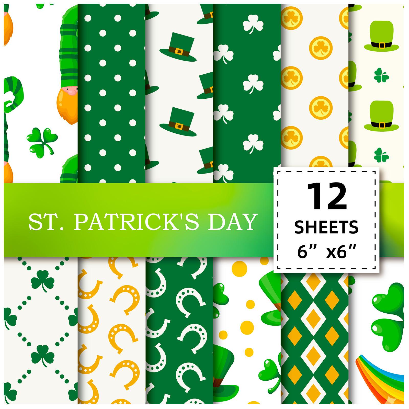 12 St Patrick S Paper Cut Irish Festival Scrapbook Cards Diy Background Paper 15cm*15cm
12 St Patrick S Paper Cut Irish Festival Scrapbook Cards Diy Background Paper 15cm*15cm