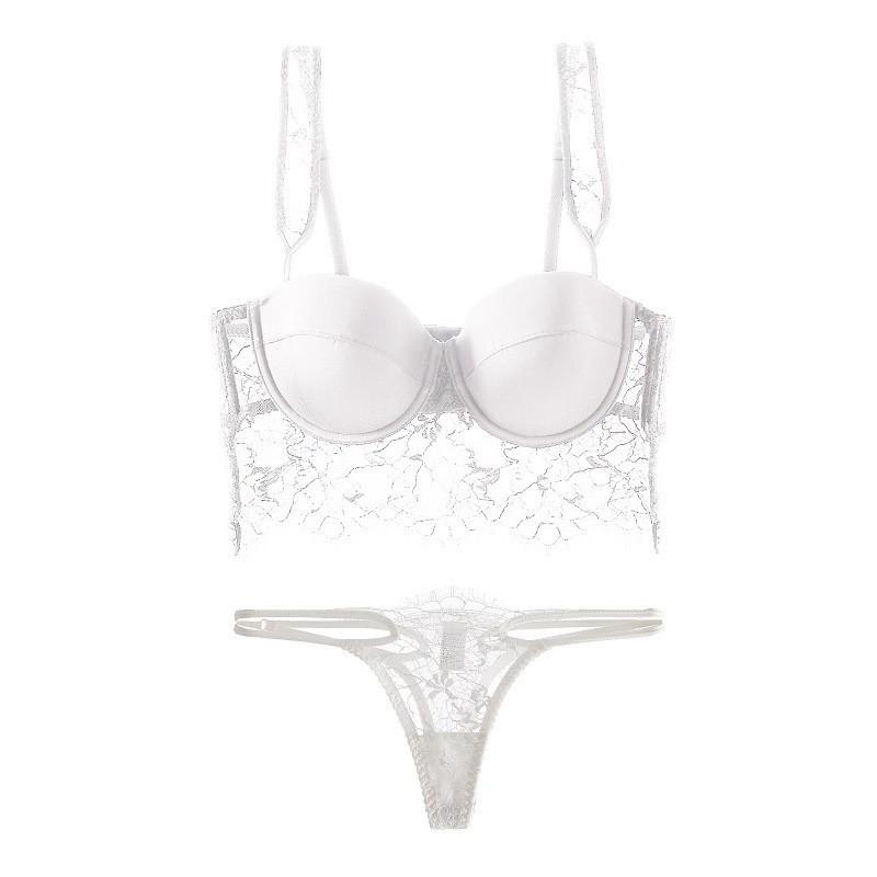 French underwear sexy pure desire eyelashes lace bra tube top small chest big gathering beautiful back underwear 85C
French underwear sexy pure desire eyelashes lace bra tube top small chest big gathering beautiful back underwear 85C