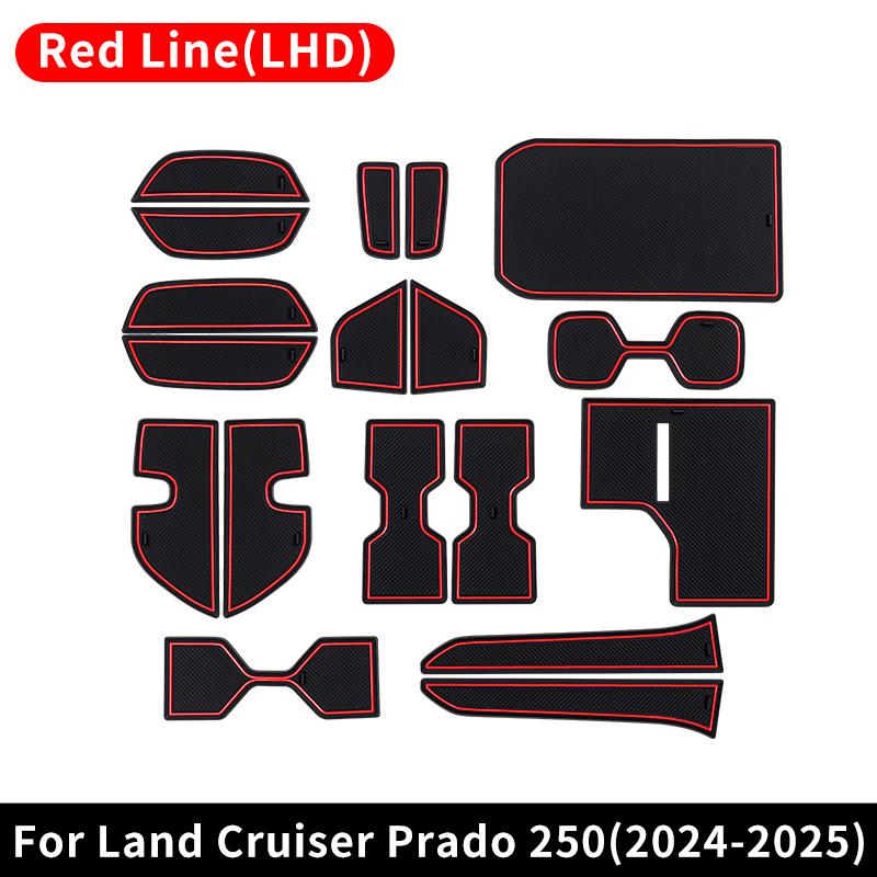 For Toyota Land Cruiser 250 2024 2025 Prado LC250 1958 First Edition Gate slot mat,Interior Upgraded Accessories Modification Red Line(LHD)
For Toyota Land Cruiser 250 2024 2025 Prado LC250 1958 First Edition Gate slot mat,Interior Upgraded Accessories Modification Red Line(LHD)