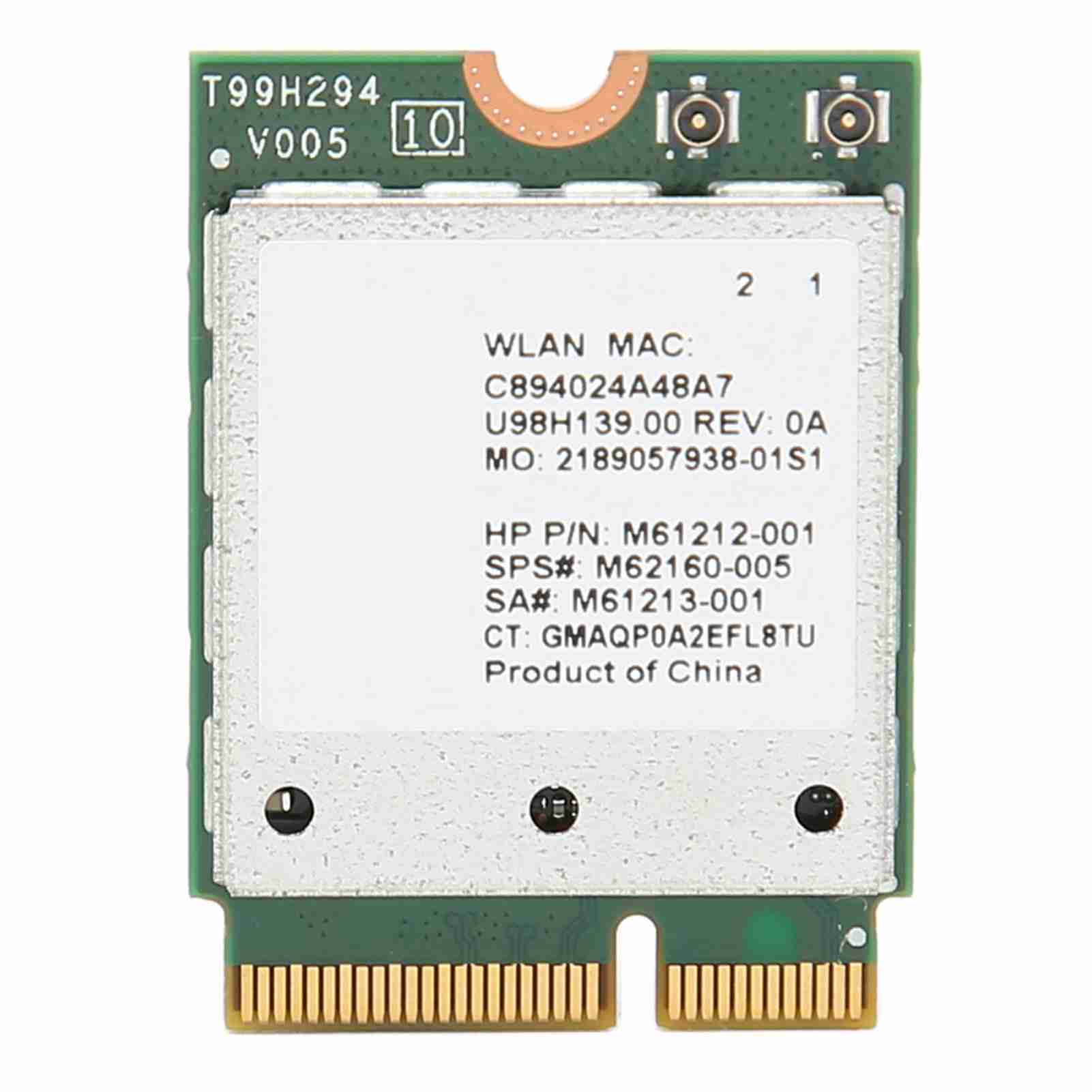 WiFi 6E Wireless Card 2.4G 5Ghz BT5.1 Plug and Play Stable Safe Wireless Network Card for Laptop K
WiFi 6E Wireless Card 2.4G 5Ghz BT5.1 Plug and Play Stable Safe Wireless Network Card for Laptop K