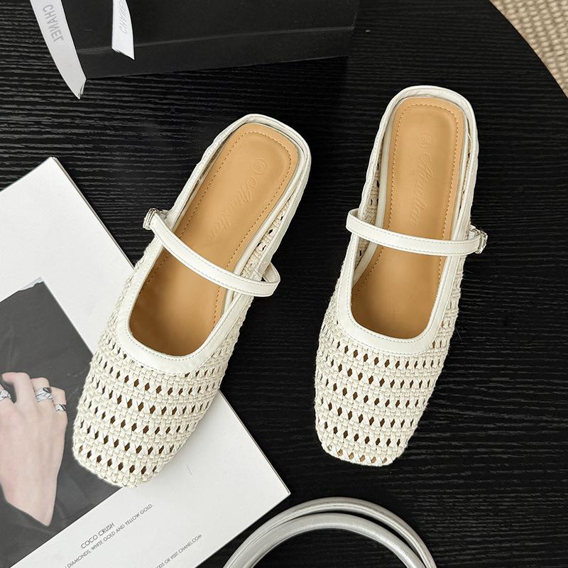 Baotou half-drag women s summer thick heels woven hollowed-out Mary Jane cool slippers women s outer wear women s shoes 40
Baotou half-drag women s summer thick heels woven hollowed-out Mary Jane cool slippers women s outer wear women s shoes 40