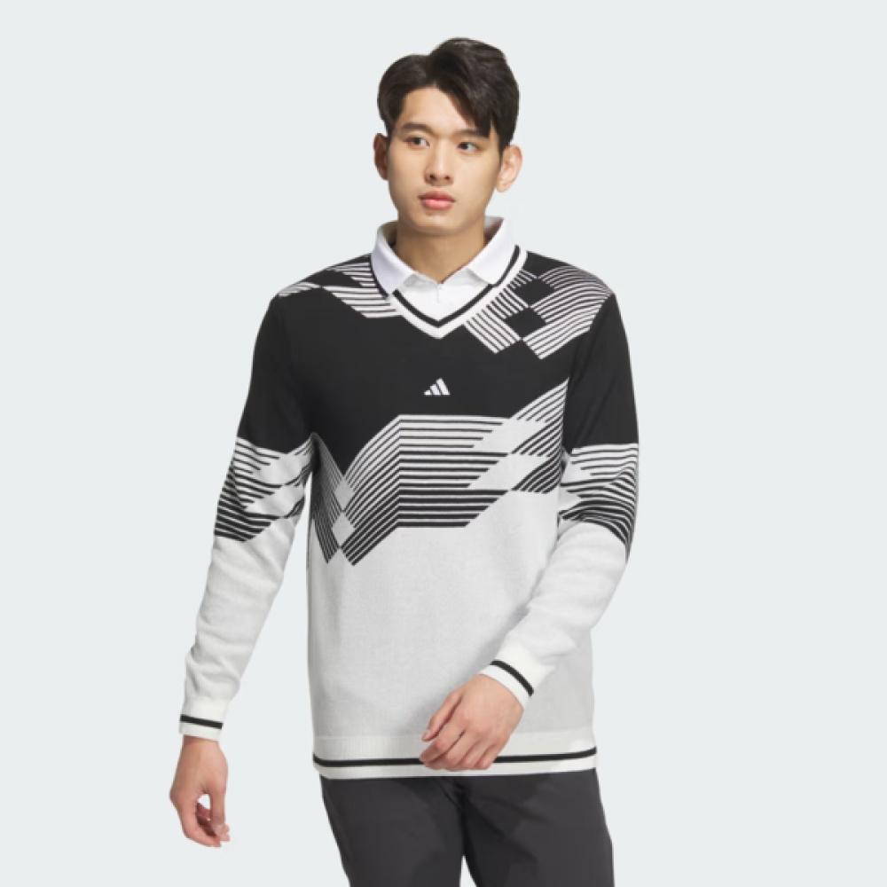 AdidaS Golf Men S Knitted V Neck Long SleeVe pulloVer Sweater Im7244 White / Black/A/S
AdidaS Golf Men S Knitted V Neck Long SleeVe pulloVer Sweater Im7244 White / Black/A/S
