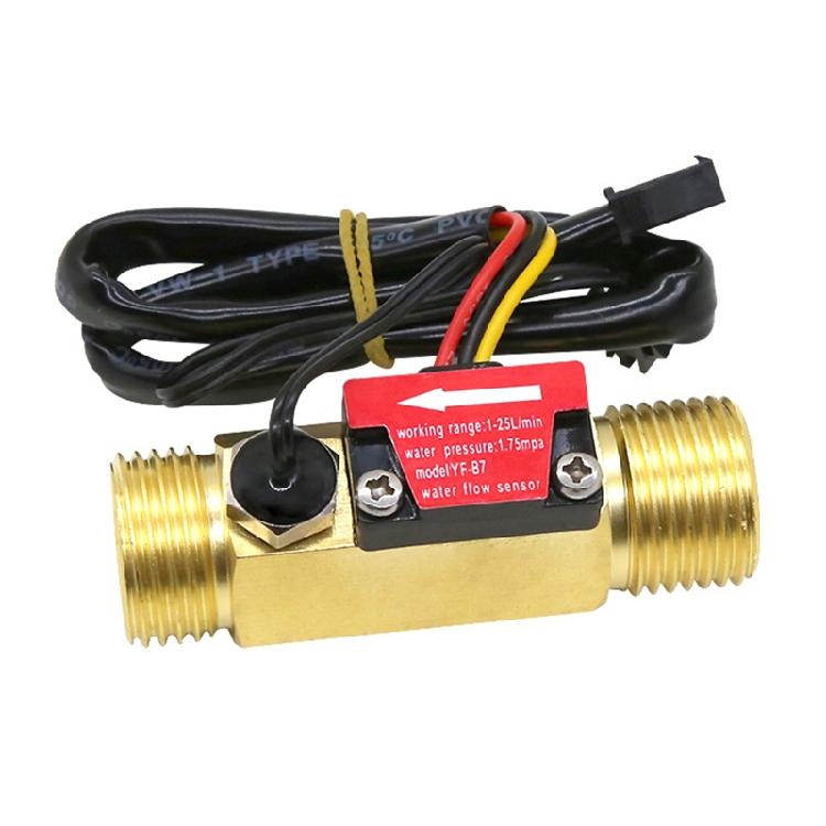 Water Flow Sensor Brass Switch Hall Effect Liquid Flowmeter Fluidmeter G1/2 1
Water Flow Sensor Brass Switch Hall Effect Liquid Flowmeter Fluidmeter G1/2 1