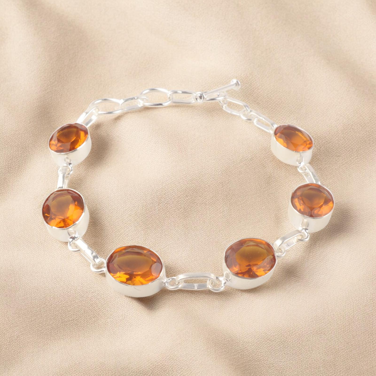 Цитрин Драгоценный камень 925 Стерлинговое серебро Ювелирные изделия Ручной работы Браслет 9 Подарок для мамы RB-5-3
Цитрин Драгоценный камень 925 Стерлинговое серебро Ювелирные изделия Ручной работы Браслет 9 Подарок для мамы RB-5-3