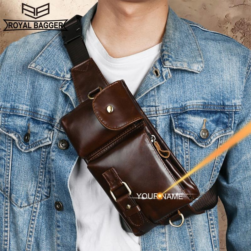 Royal Bagger из натуральной коровьей кожи, поясная сумка для мужчин, нагрудные сумки, повседневная сумка через плечо в стиле ретро 024
Royal Bagger из натуральной коровьей кожи, поясная сумка для мужчин, нагрудные сумки, повседневная сумка через плечо в стиле ретро 024