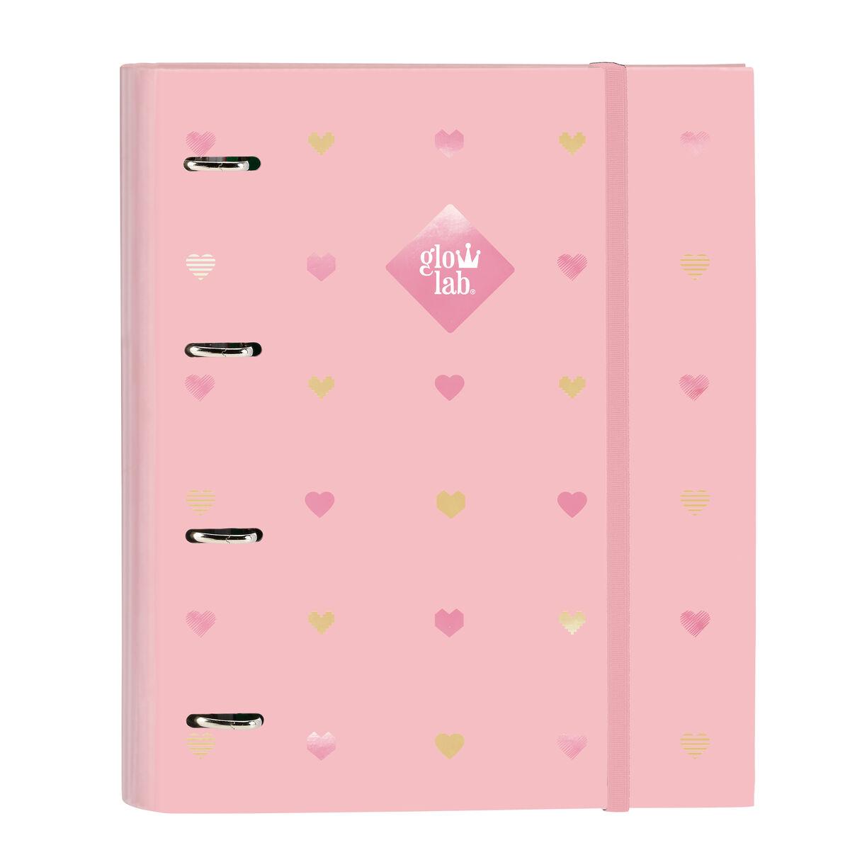 Розовая папка-переплет с кольцами Glow Lab Hearts (27 х 32 х 3,5 см) TU прозрачный
Розовая папка-переплет с кольцами Glow Lab Hearts (27 х 32 х 3,5 см) TU прозрачный
