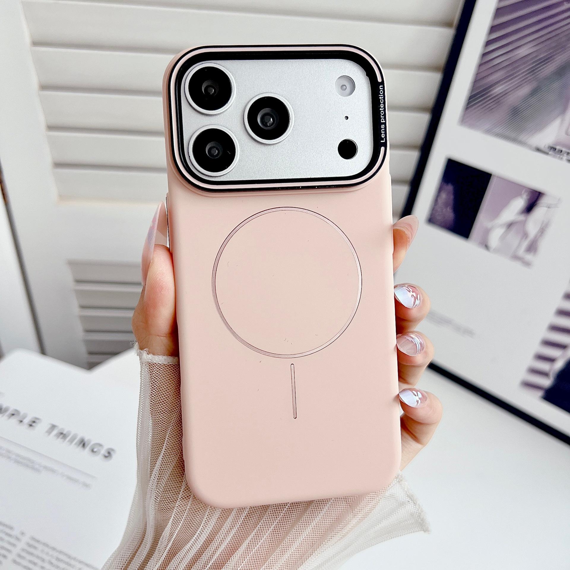 iPhone 17 Pro Магнитный Чехол Apple 15/14 Защитная Крышка 13 Модный Жесткий Простой Новый 13 Pro розовый
iPhone 17 Pro Магнитный Чехол Apple 15/14 Защитная Крышка 13 Модный Жесткий Простой Новый 13 Pro розовый