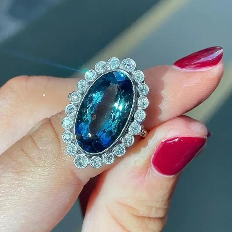 New Gorgeous Big Oval Blue Cubic Zirconia Rings Temperament Elegant Lady s Accessories for Party High Quality Women Zircon 10
New Gorgeous Big Oval Blue Cubic Zirconia Rings Temperament Elegant Lady s Accessories for Party High Quality Women Zircon 10