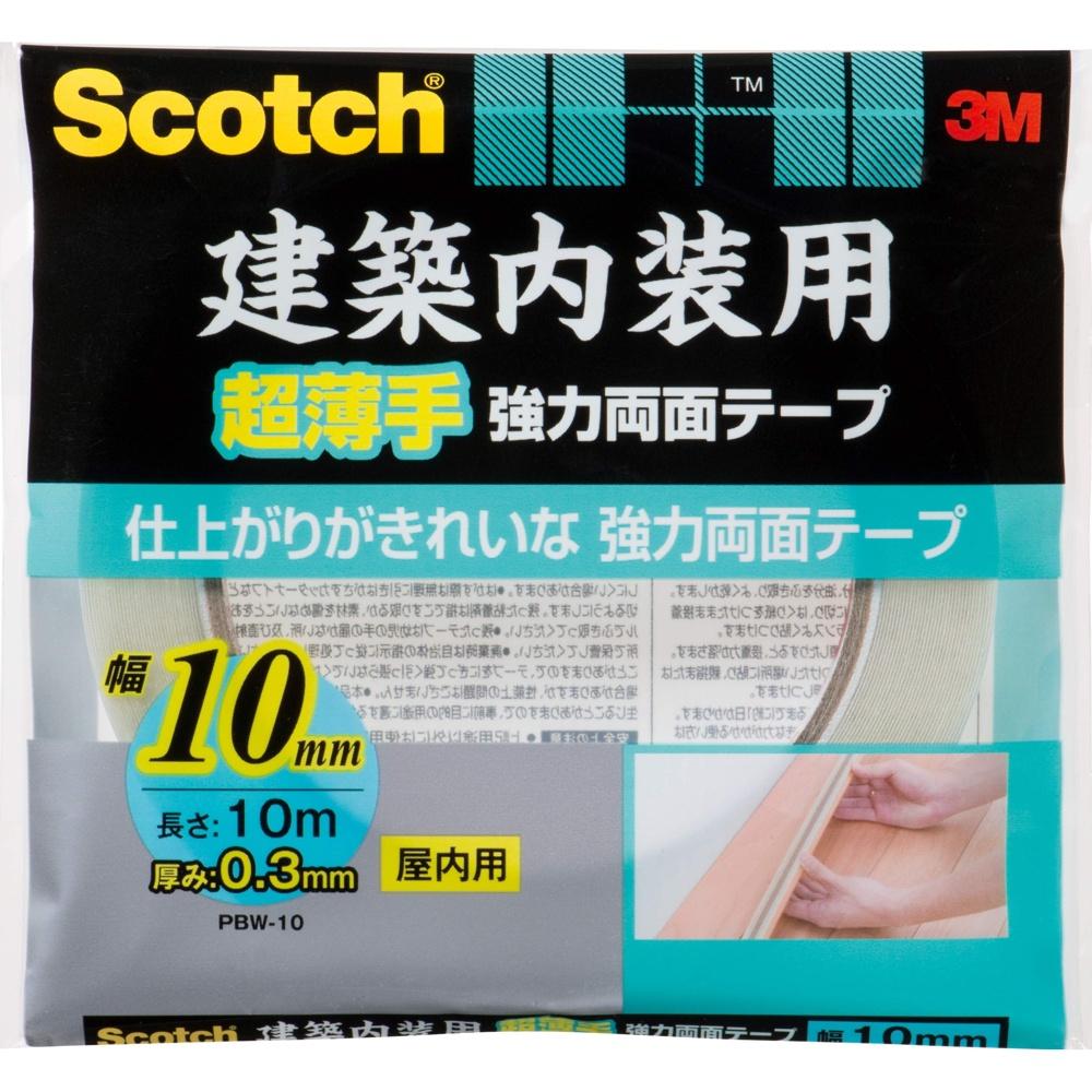 Scotch Ultra-thin strong double-sided tape for construction PBW-10 10mm x 10M
Scotch Ultra-thin strong double-sided tape for construction PBW-10 10mm x 10M