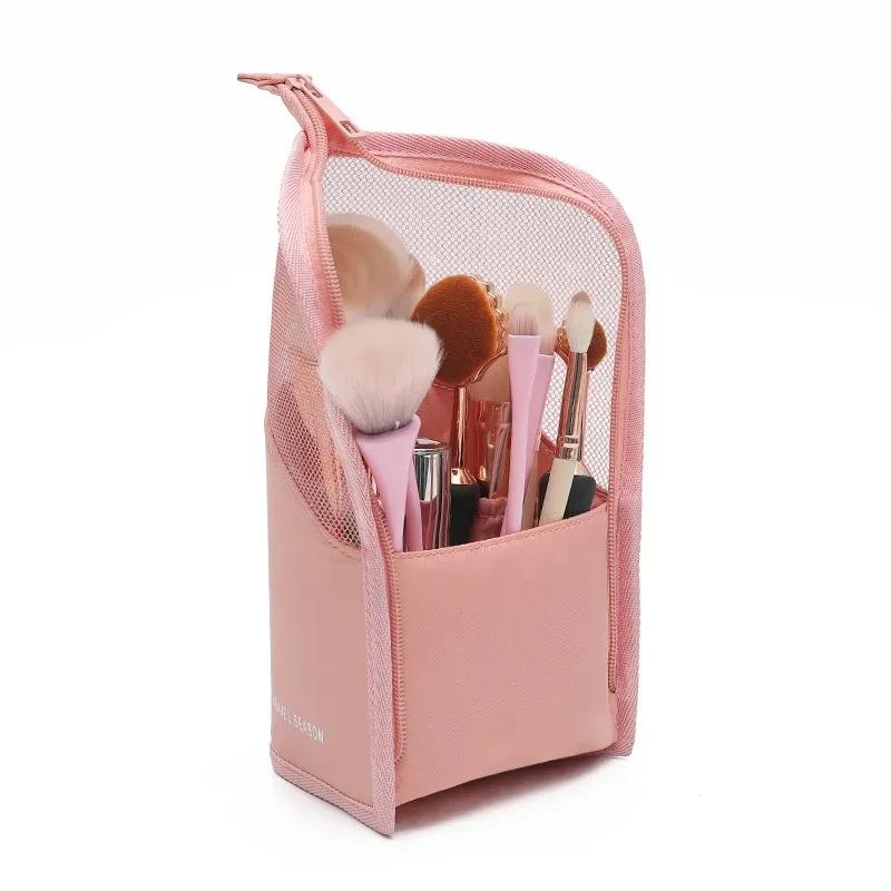 Portable Makeup Bag Storage Bag with Built-in Compartment Design, Perfect for Daily Makeup and Skincare, All in One Bag рожевий
Portable Makeup Bag Storage Bag with Built-in Compartment Design, Perfect for Daily Makeup and Skincare, All in One Bag рожевий