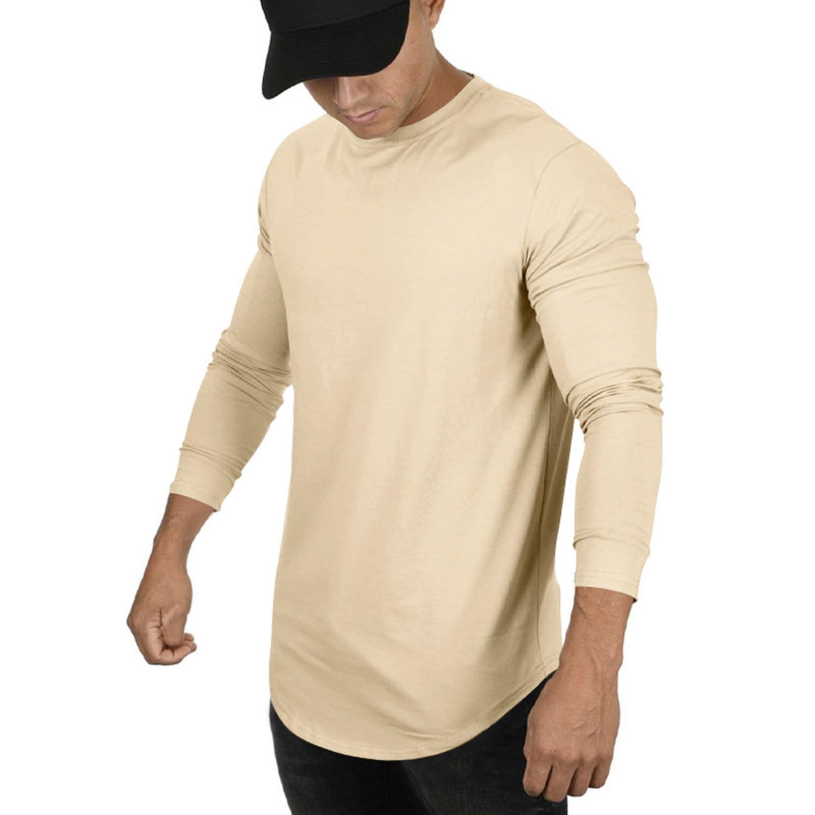 Men s Casual Round Neck Color Top Long Sleeve T-Shirt M хакі
Men s Casual Round Neck Color Top Long Sleeve T-Shirt M хакі