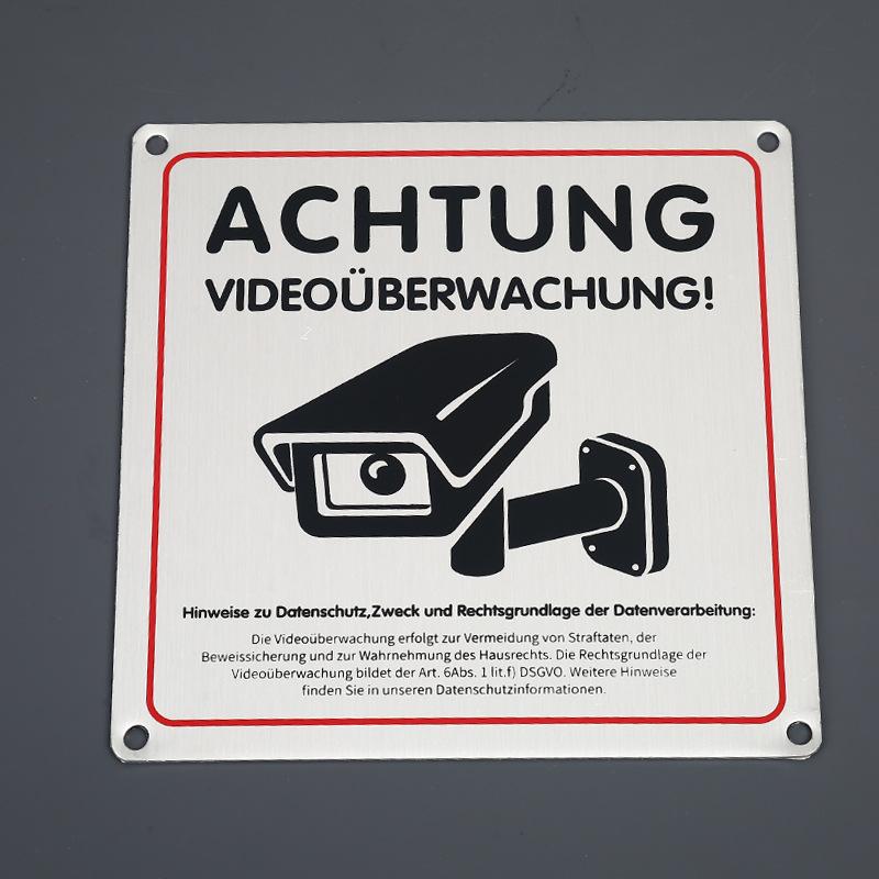 Five Metal Video Surveillance Warning Signs - 15x15cm Private Property Security Signs, Camera Reminder Signs
Five Metal Video Surveillance Warning Signs - 15x15cm Private Property Security Signs, Camera Reminder Signs