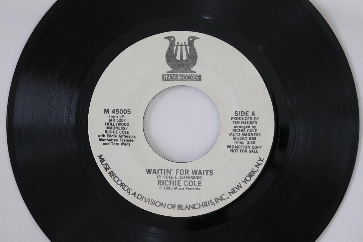 7inch Record RICHIE COLE - Waitin For Waits M45005 Muse Records 1980 US Jazz Used
7inch Record RICHIE COLE - Waitin For Waits M45005 Muse Records 1980 US Jazz Used