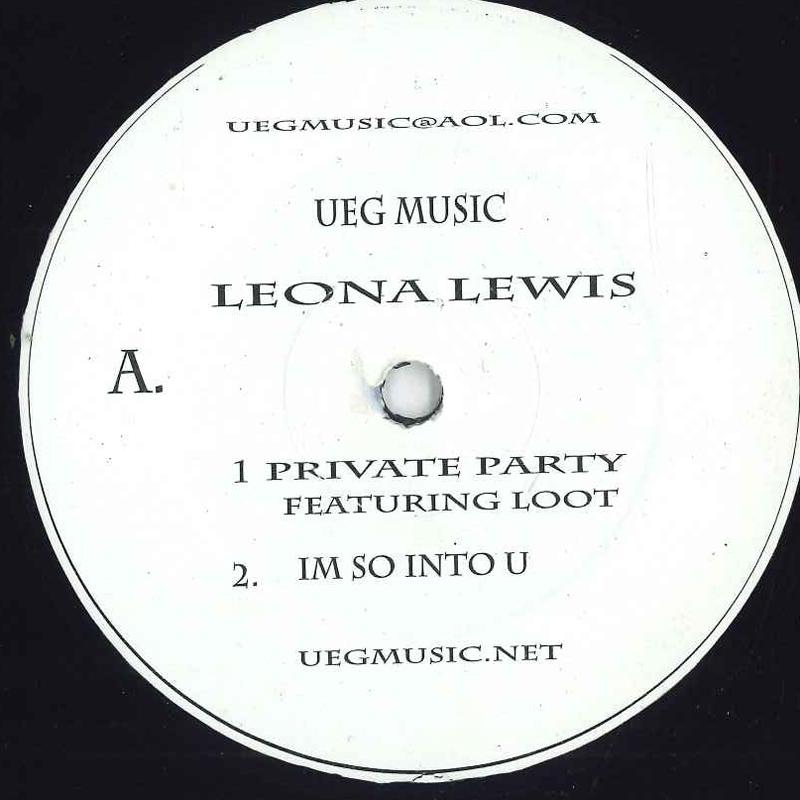 12inch Record LEONA LEWIS Private Party Im So Into You UEG12101 UEG MUSIC UK Rap HipHopRB Used
12inch Record LEONA LEWIS Private Party Im So Into You UEG12101 UEG MUSIC UK Rap HipHopRB Used