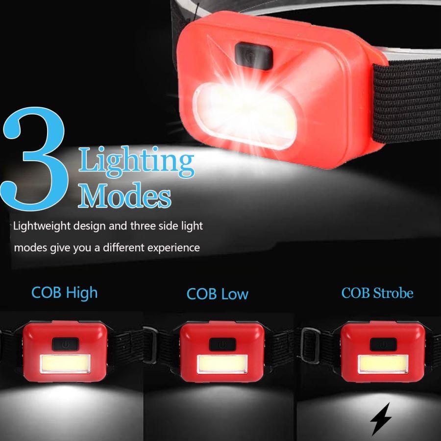 Mini COB Small Headlamp 3 Lighting Modes Super Bright Headlight Portable Lightweight Head Flashlight AAA Excluding Batteries синий
Mini COB Small Headlamp 3 Lighting Modes Super Bright Headlight Portable Lightweight Head Flashlight AAA Excluding Batteries синий