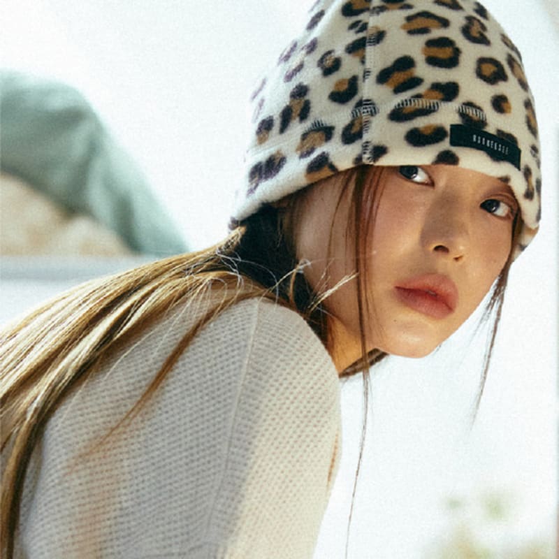 COOKEESEE Polarfleece Beanie Hats (Leopard Cream) Leopard Cream
COOKEESEE Polarfleece Beanie Hats (Leopard Cream) Leopard Cream