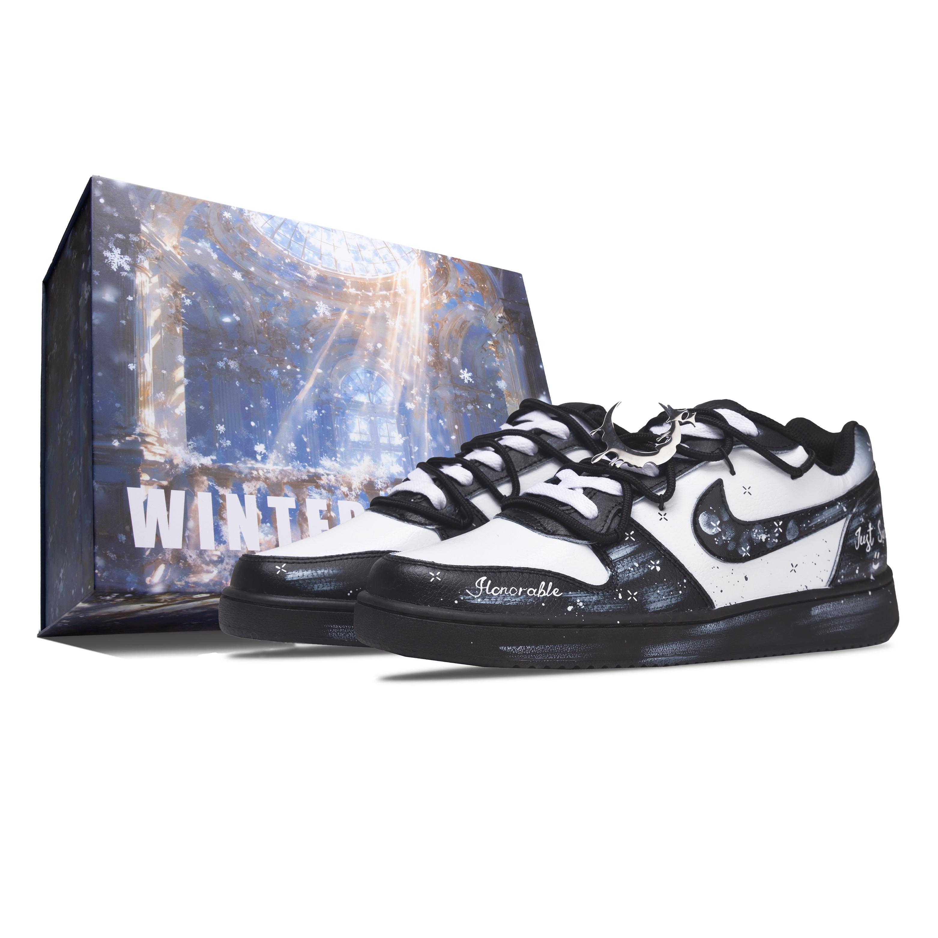 Nike EBERNON Obsidian Moon Shadow Abrasion Resistant Low top Skateboard Shoes Men s Black White AQ1775-003(Team73-S-BOX) 40.5
Nike EBERNON Obsidian Moon Shadow Abrasion Resistant Low top Skateboard Shoes Men s Black White AQ1775-003(Team73-S-BOX) 40.5