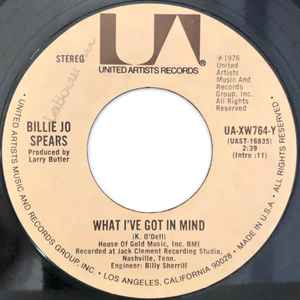 7inch Record BILLIE JO SPEARS - What I ve Got In Mind UAXW764Y United Artists 1976 US Rock Used
7inch Record BILLIE JO SPEARS - What I ve Got In Mind UAXW764Y United Artists 1976 US Rock Used