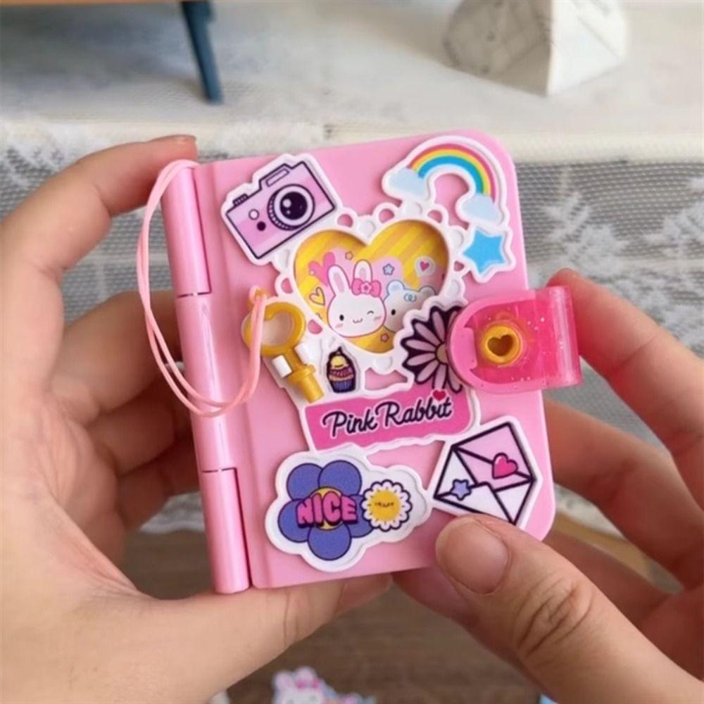 With Lock Children s Secret Notepad Pink Rabbit Student Diary Kids Writing Notebook Handmade DIY рожевий
With Lock Children s Secret Notepad Pink Rabbit Student Diary Kids Writing Notebook Handmade DIY рожевий