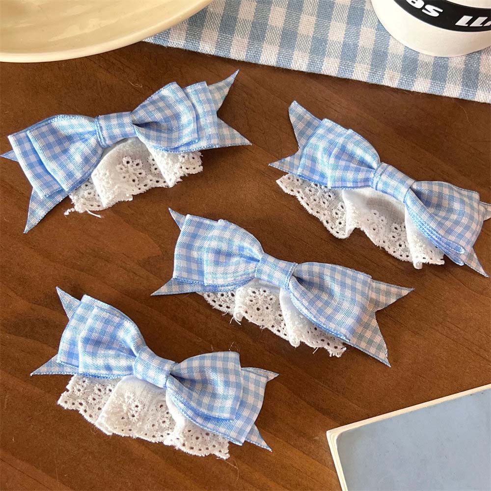 Light Blue Bowknot Hairpin Side Clip Bow Barrettes Japanese Style Lace Bow Hair Clip Student
Light Blue Bowknot Hairpin Side Clip Bow Barrettes Japanese Style Lace Bow Hair Clip Student