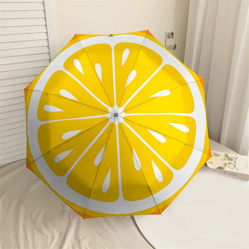 1PC lemon slice Automatic Open/Close Umbrella with Windproof, 8-Rib Sturdy Canopy, Durable Ribs, Fashionable Design1308A
1PC lemon slice Automatic Open/Close Umbrella with Windproof, 8-Rib Sturdy Canopy, Durable Ribs, Fashionable Design1308A